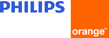 Philips logo and Orange logo